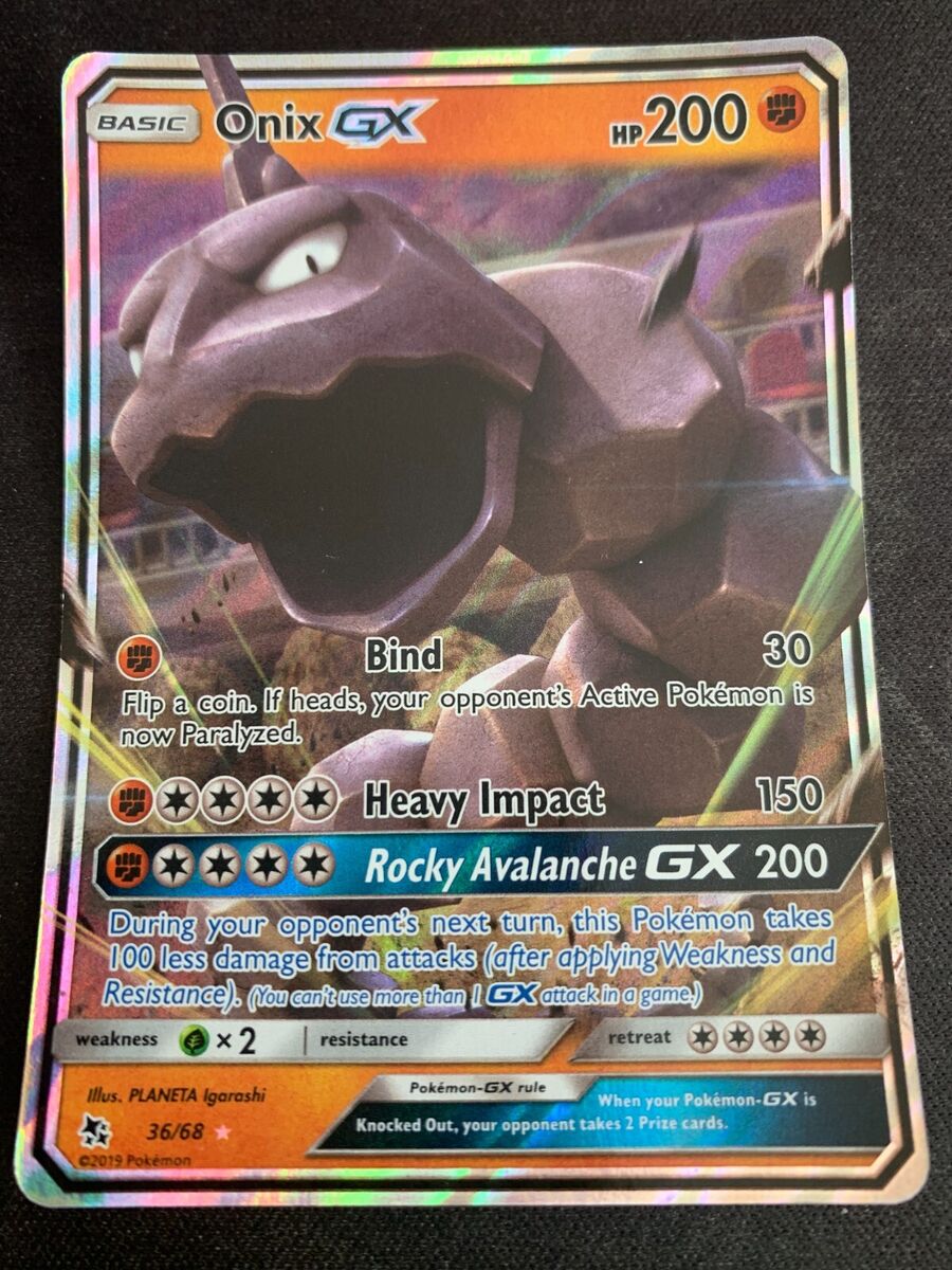 Verified Onix-GX - Hidden Fates by Pokemon Cards