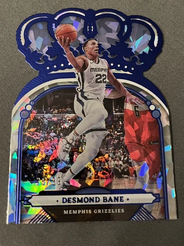 2022-23 Panini Crown Royale Desmond Bane Blue Crystal /99 Grizzlies