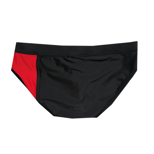 Men's Swimwear Low Rise Contoured Mondrian Color Blocked Vacation Beach Swimsuit - Picture 23 of 23