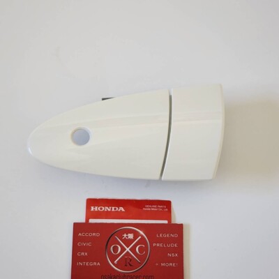 えも New OEM 11-15 Honda CR-Z Exterior Door Handle LEFT Premium White