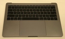 Apple MacBook Pro A1708 2017 Palmrest Keyboard Top Case w/ Touchpad Battery Gray