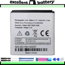 700mAh Battery for Doro PhoneEasy 614 615 680 682 DP615 XD1105007060 Phones