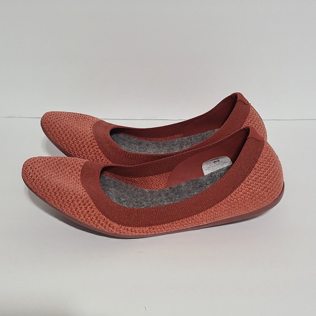 Allbirds Tree Breezers Slip On Flats Size 6 Sunkissed Red | eBay
