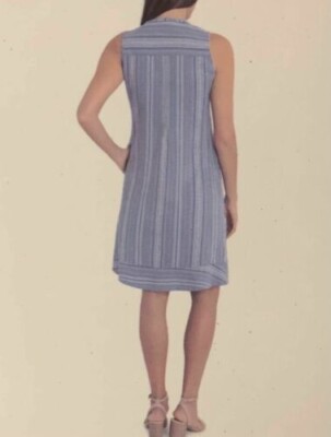 chinese dress ladies Hypoallergenic Smock Linen Dress Cecilia Pure Black ❤️ menique main image 0