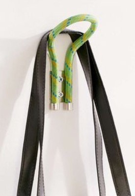 Urban Outfitter Climbing Rope Wall Hook Green Storage Hanging