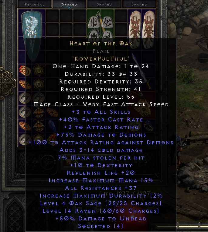 その他 DIABLO2 diablo2 Diablo 2 Resurrected - Level 99 Windforce Amazon - Andariel
