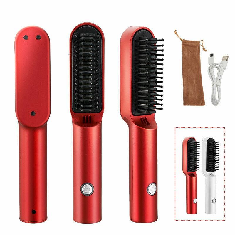 Women Straighteners Hair Blow Dryer Brush Comb Dryer Hair Curler Salon