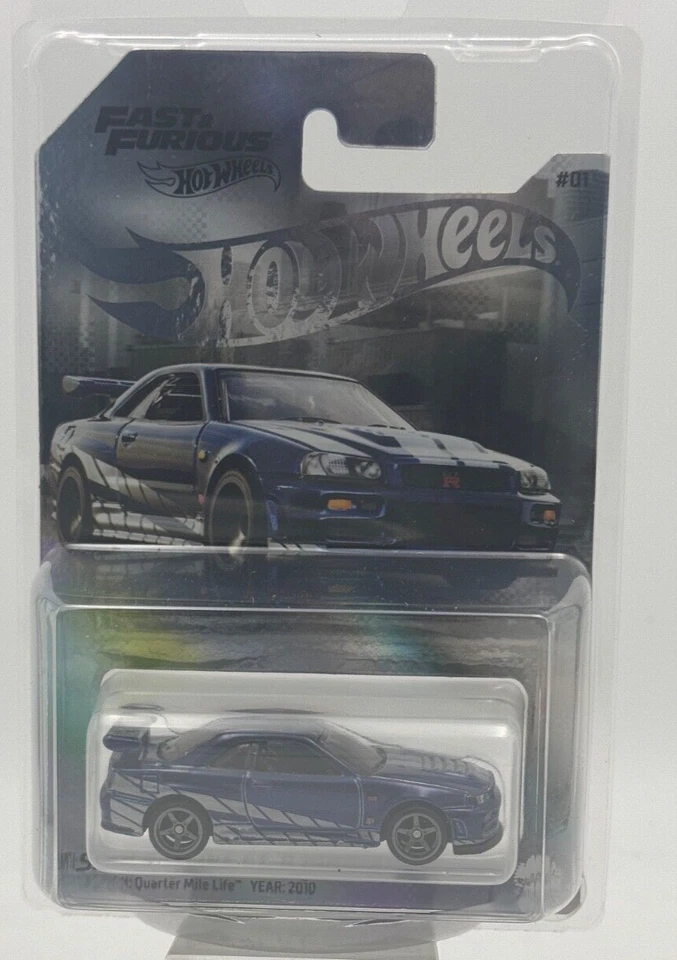 HOT WHEELS NFT FAST & FURIOUS " NISSAN SKYLINE GT R (BNR34) PROTETTORE COVAL " - Immagine 3 di 4