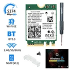 Intel AX210NGW WiFi 6E M.2 Card Tri-Band 6G/5G/2.4GHz BT5.3 NGFF for PC Laptop