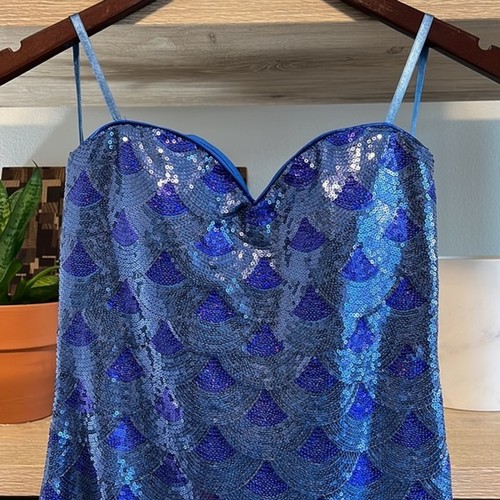 As U Wish Mini Full Mermaid Sequined Mini Dress, S - Picture 2 of 10