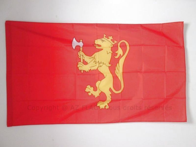 Drapeau étendard royal de Norvège 150x90 anti-effilochage pour mât de jardin extérieur