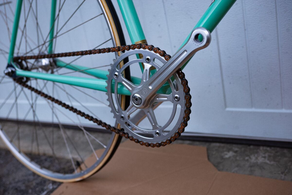 NOS! 1981 Bianchi Super Pista 58cm Campagnolo Record Track NOS! 1981 Bianchi Super Pista 58cm Campagnolo Record Track