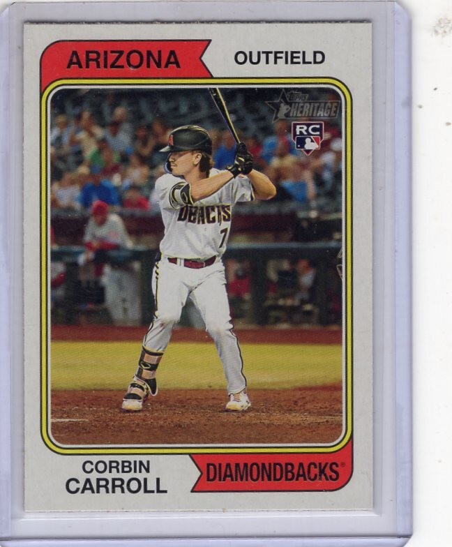Corbin Carroll- 2023 Topps Heritage - #209 (RC) Rookie