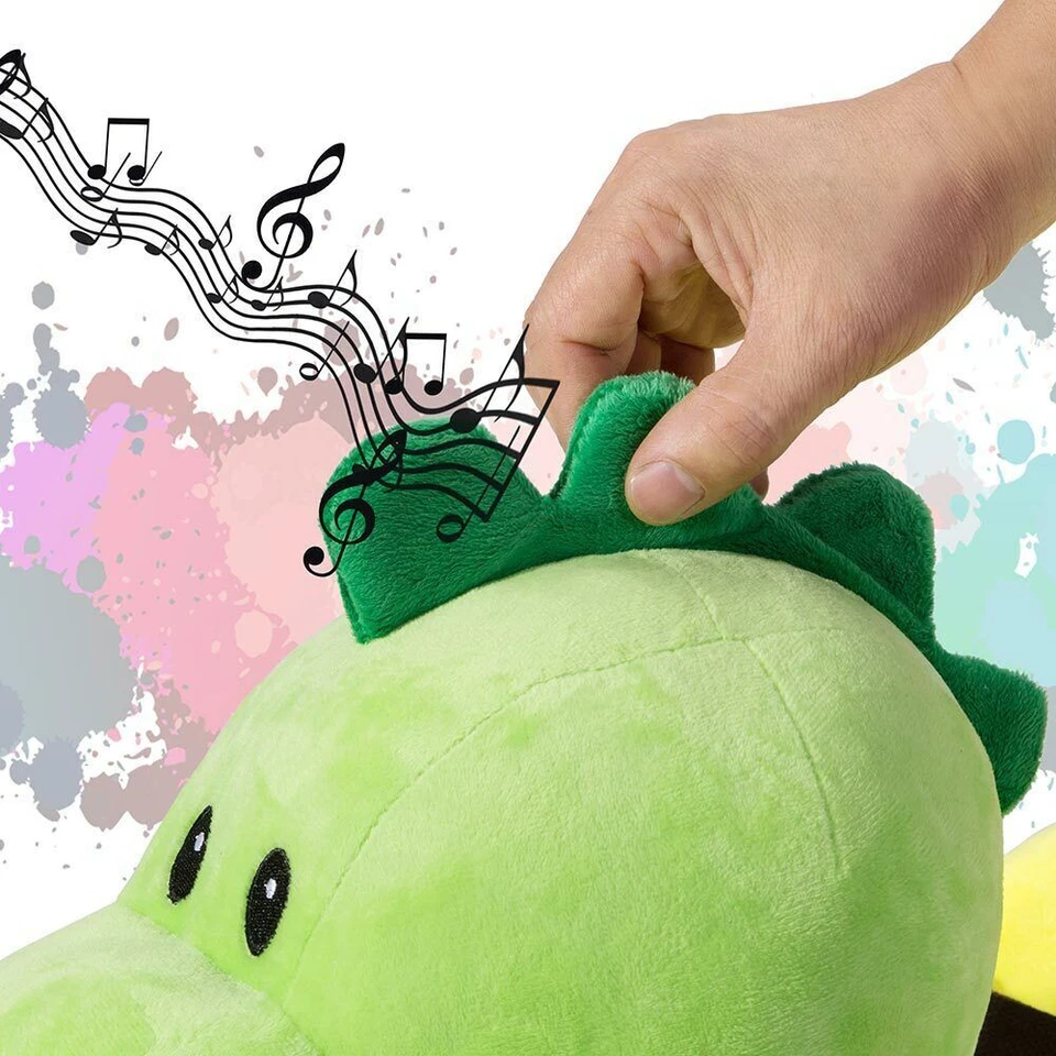 Dinosauro a Dondolo Cavalcabile Peluche Giocattolo Bambini con Effetti Sonori - Immagine 4 di 4