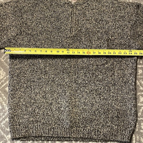 Vintage The Territory Ahead 1/4 Zip Sweater Mens L Bohemian Speckled Wool Blend - Picture 10 of 12