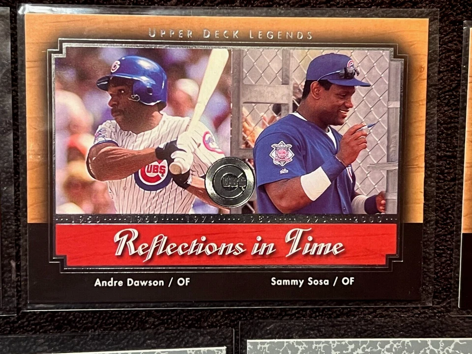 Lote HOF (7 cartas) Ruth, Mantle, Drysdale, Musial, Dawson etc. quase perfeito+ - Imagem 3 de 4