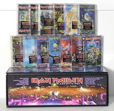 IRON MAIDEN - 13 Castle Records cassette box set w/48 xtra songs 11 NEW/SEALED 