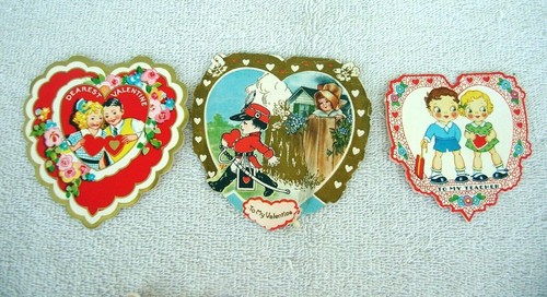 12 Vintage San Valentín, EE. UU., Whitney Made, Campbell Art Co. - Imagen 2 de 11