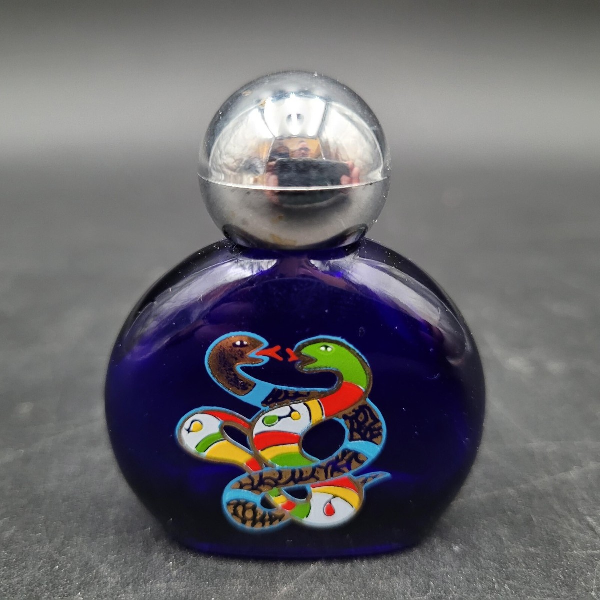 Empty Niki de Saint Phalle Cobalt Blue Twisted Color Snakes