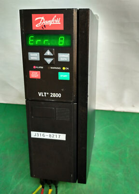 8217 DANFOSS VLT 2800 FREQUENCY CONVERTER, 195N1051 VLT2822PT4B20STR1DBF00A00