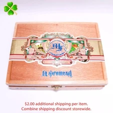 My Father Cigars Toros La Promesa Empty Wood Cigar Box 9" x 7" x 2"