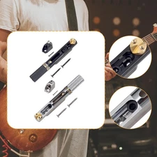 Headless Guitar Bridge Easy to Install Split Tailpiece for Acoustic Guitars