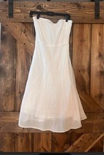 J Crew | Strapless Swiss Dot Summer Dress Sz 4