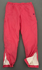 Vintage 80's Nike Windbreaker Adult Size Medium Jogger Track Pants Bright Pink