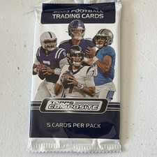 (1) 2023 Topps Composite Football Factory Sealed Pack From Blaster Box - 5 Cards