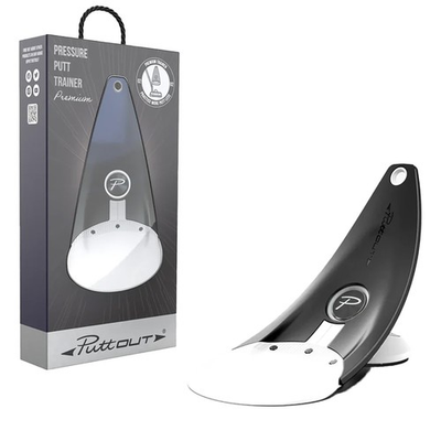 #ad PuttOUT Golf Premium Pressure Black White Putting Aids New $29.99
