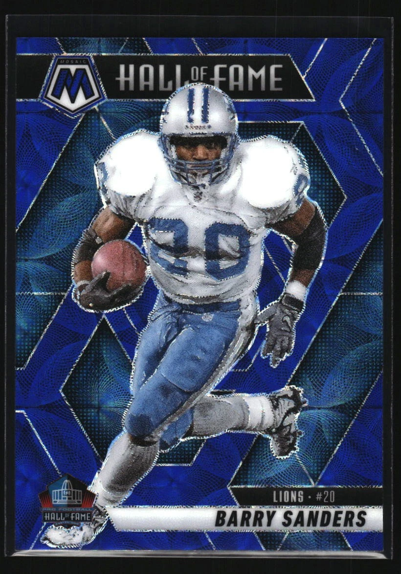 2025 Mosaic Barry Sanders #291 Blue Scope