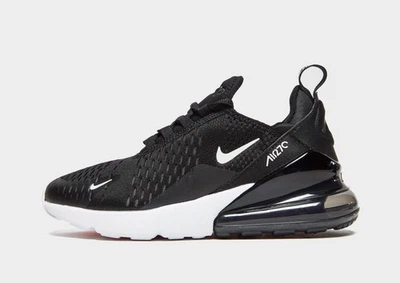 Original Nike Air Max 270 GS® (Junior UK Größe 5 EUR 38) Schwarz / Weiß