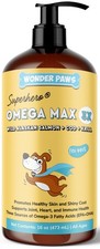 Wonder Paws Fish Oil for Dogs - Omega 3 from Alaskan 16 oz, Orange