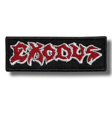 Patch EXODUS - Logo ca. 11,5x4 cm, neu, Aufnäher, für die Kutte