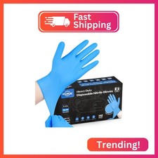 TitanFlex Heavy-Duty Blue Disposable Nitrile ...