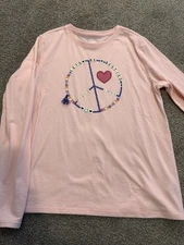 Wonder Nation Girls Pink T Shirt XXL