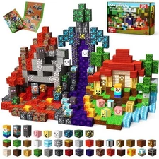 Magnetic Block Toys 200pcs Ghost Park Set – STEM Building Blocks for Kids