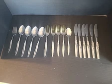 Oneida Ltd ROYAL HARVEST Wm A Rogers Premier Stainless Flatware Set 16pc 