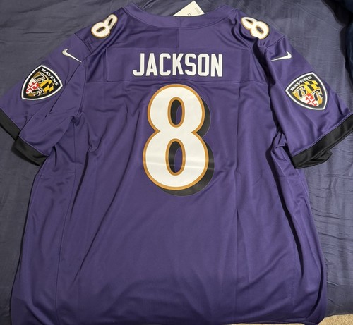 Lamar Jackson Baltimore Ravens Nike Vapor F.U.S.E. Jersey Purple Authentic 3XL