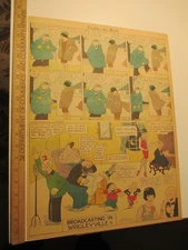 newspaper ad 1927 WRIGLEY'S chewing gum comic Happy Hooligan Tillie Katz FULL