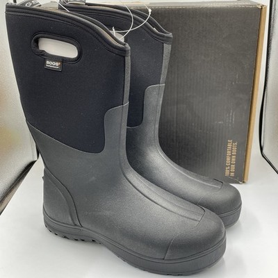 BOGS Mens Classic Ultra High Insulated Waterproof Size 13 Boots Black New