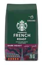 Starbucks Ground Coffee, Dark Roast Hot or Iced Coffee, French Roast, 28 oz