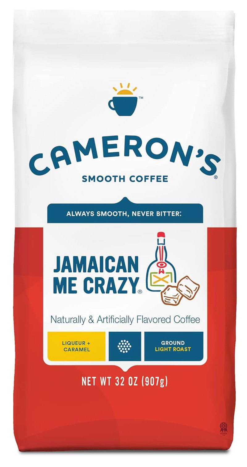 Roasted Ground Coffee Bag, Jamaican Me Crazy, 32 Ounce, Pack of 1