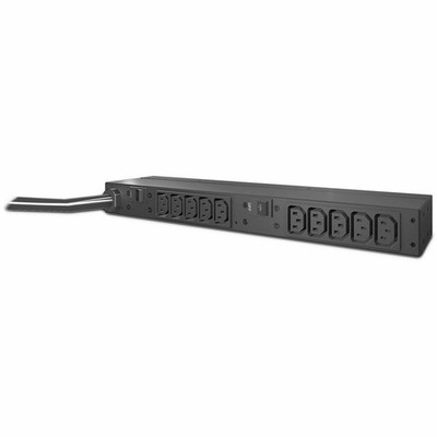 APC NetShelter Basic Rack PDU 1U 30A 208V 10 C13 outlets AP9571A