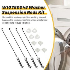 4 Pack W10780048 Washing Machine Suspension Rods Kit for Whirlpool Amana Maytag