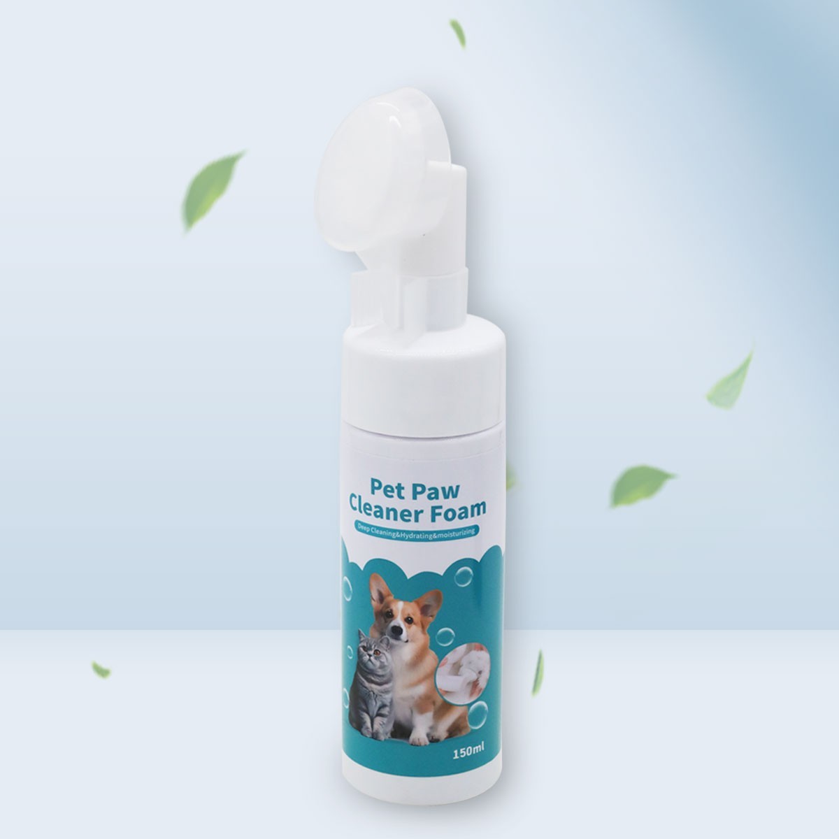 Dog Feet Cleaner Brush Waterless No-Rinse Scrubber for Dogs & Cats