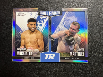 Raymond Murtalla-Javier Martinez 2024 Topps Chrome Boxing Stable Mates