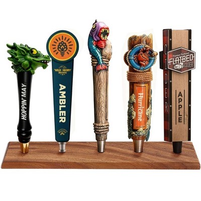 WELLBOM Beer Tap Handle Display, (Only Holder) Holds 5 Tap Handles Tabletop U...