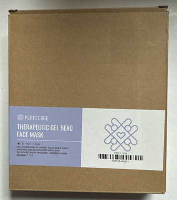 Perfecore Theraeutic Gel Bead Face Mask - Reusable - New