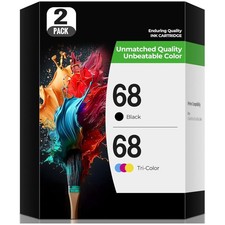 HP68 Ink Cartridges Combo Pack - Black Tri-Color